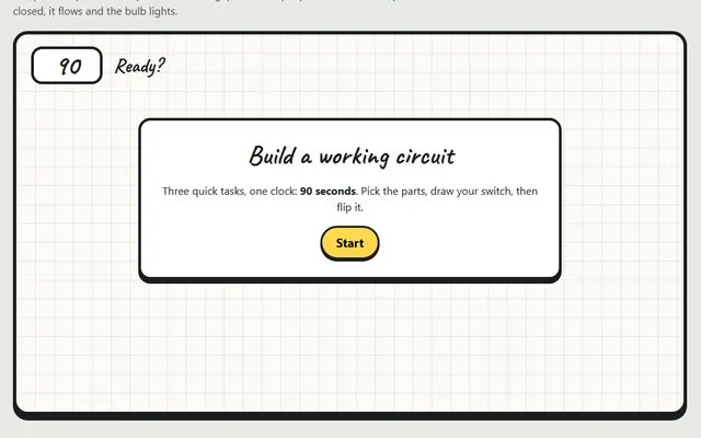 Circuit Rush, a electricity game