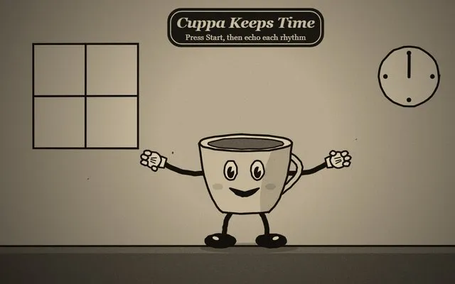 Cuppa Keeps Time, a rhythm game