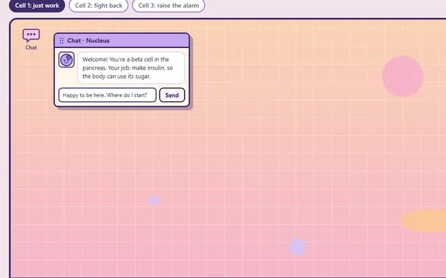 Viral Takeover, a biology game